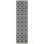 Tapis intérieur / extérieur bleu marine / beige Arneshia-786148993