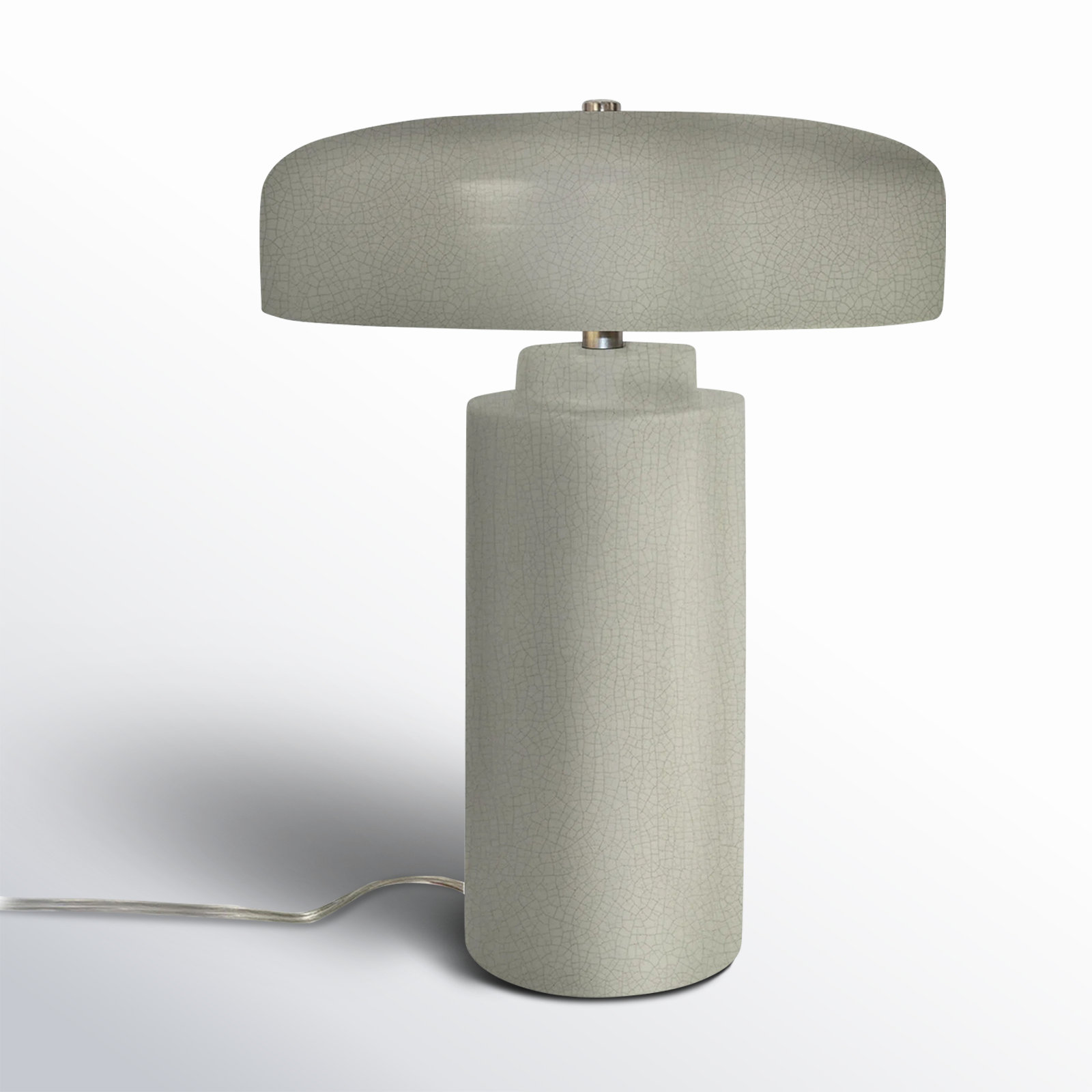 Hardacre Ceramic Table Lamp, Celadon Green Crackle