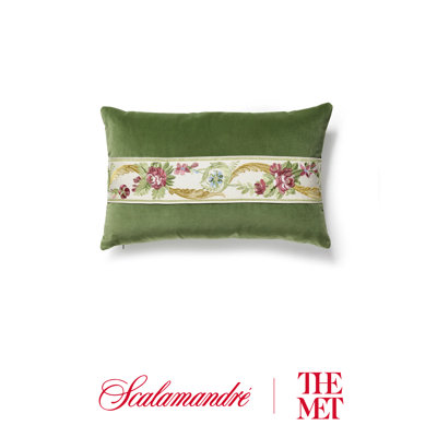 The MET x The House of Scalamandre Reine/Linley Lumbar Pillow