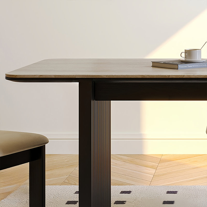 Concevez l'ensemble de table à manger et de chaises Rock The Plate, H 29,52 po x L 62,99 po x l 31,49 po