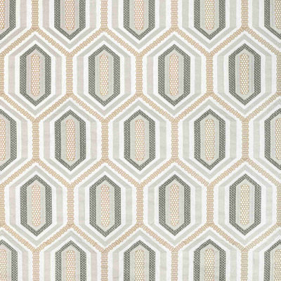 Trad Nouveau Kaleidoscope Emb Fabric