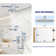 Rainfall Symphony 12inch Dual Showerhead Temperature Display Shower System with 2 in 1 Slider Bar Shower Handheld