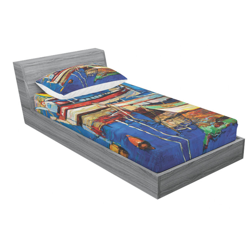 Microfiber Sheet Set, Twin Sheet Set with Fitted Sheet