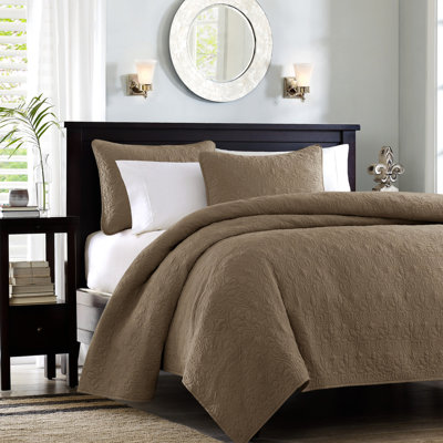 Très grand / très grand lit réversible - Une courtepointe intrigante avec un rembourrage en coton prélavé redéfinit l'attrait de votre chambre à coucher pour 3 2 taies décoratives artistiques