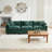 Cloud Sofa 3 Seats (Ottoman Is Not Included), Modern Sectional Couch, For Living Room Bedroom And Apartment, Comfy Double Layer Upholstered Seat Cushion, Breathable Chenille Fabric,Green,SW5013GN-820393769-820393773