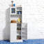 Armoire de rangement avec tablettes réglables, armoire de cuisine pour la maison