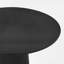 Ensemble de table ronde pour 4 personnes avec chaises rembourrées, ensemble de salle à manger moderne avec base à piédestal-939465192