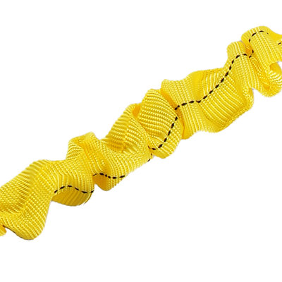 38mm Safety Lanyard 6ft(1.83m) Fall Protection Lanyard 2 Hooks Yellow