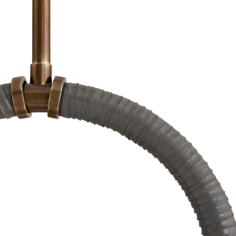 Harrison 6 - Light Chandelier, Heritage Brass