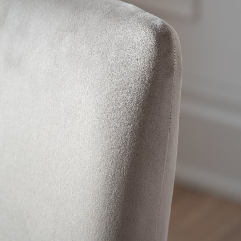 Chonie Upholstered Dining Chair, Oak, Oak