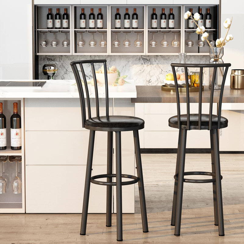 «Tabourets de bar pivotants 360 ° en polyuréthane»