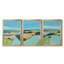 Bright Coloured Countryside I - Toile tendue avec châssis sur mesure - 3 pièces-574227235-574227236