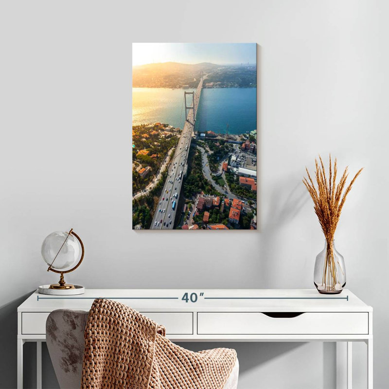 Nicci Istanbul Bosphorus Bridge, 24" H x 16" W