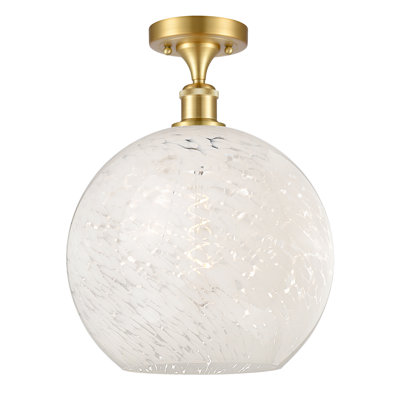 Plafonnier semi-encastré 1 lumière Ballston - Adreann