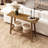 Solid Reclaimed Wood Console Table with Shelf-1486195526