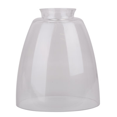13.5cm H Glass Empire Lamp Shade ( Screw On ) in Transparent
