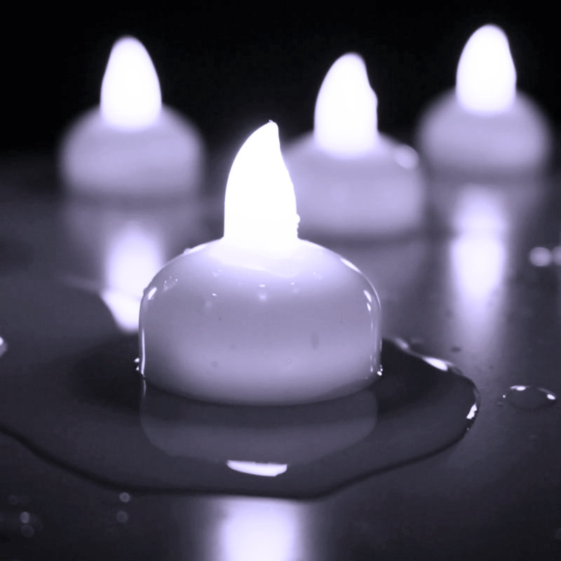 Bougie flottante sans flamme sans flamme