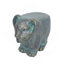 Tabouret de jardin Rabbit - Béton léger avec finition patinée dorée, décoration extérieure élégante
