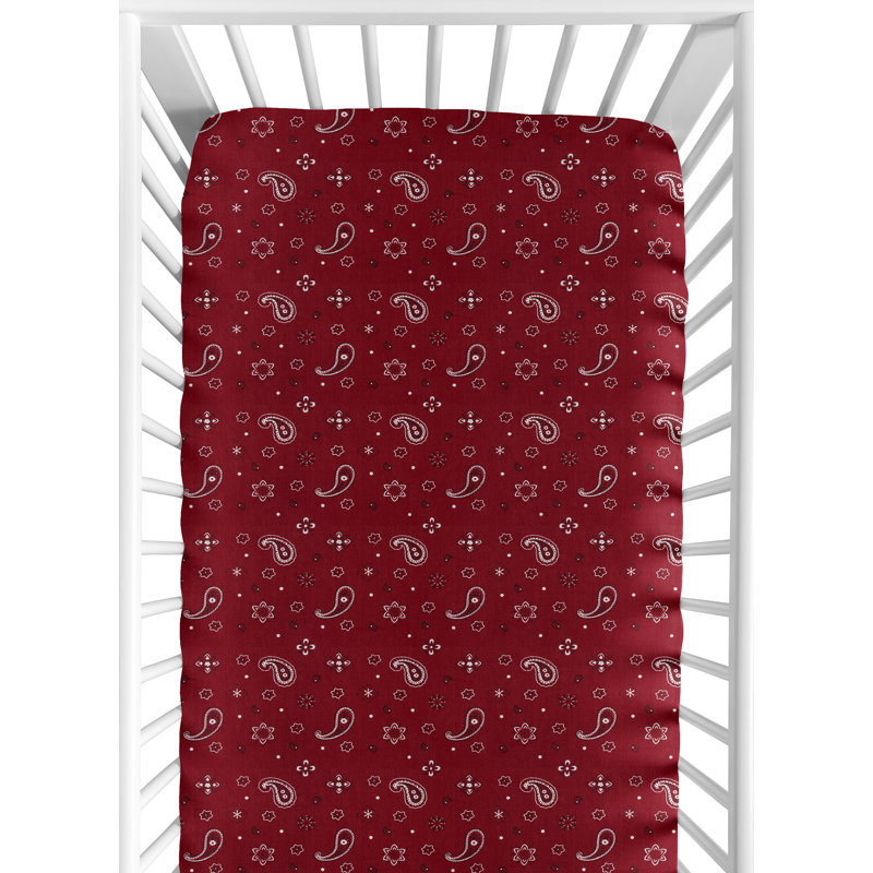 Drap-housse pour lit de bébé Wild West Cowboy