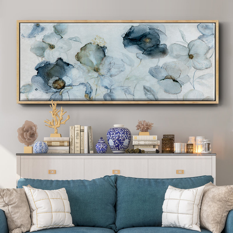 Flowering Indigo- Framed Canvas