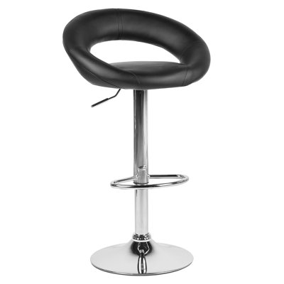 Cartwright Swivel Upholstered Adjustable Height Counter Stool with Metal Frame