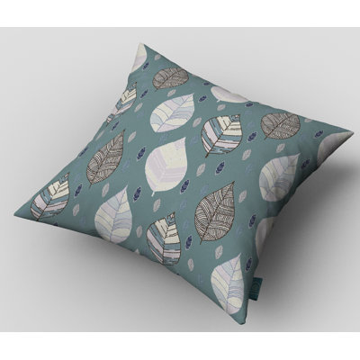 Glatt Abstract Reversible Throw Pillow
