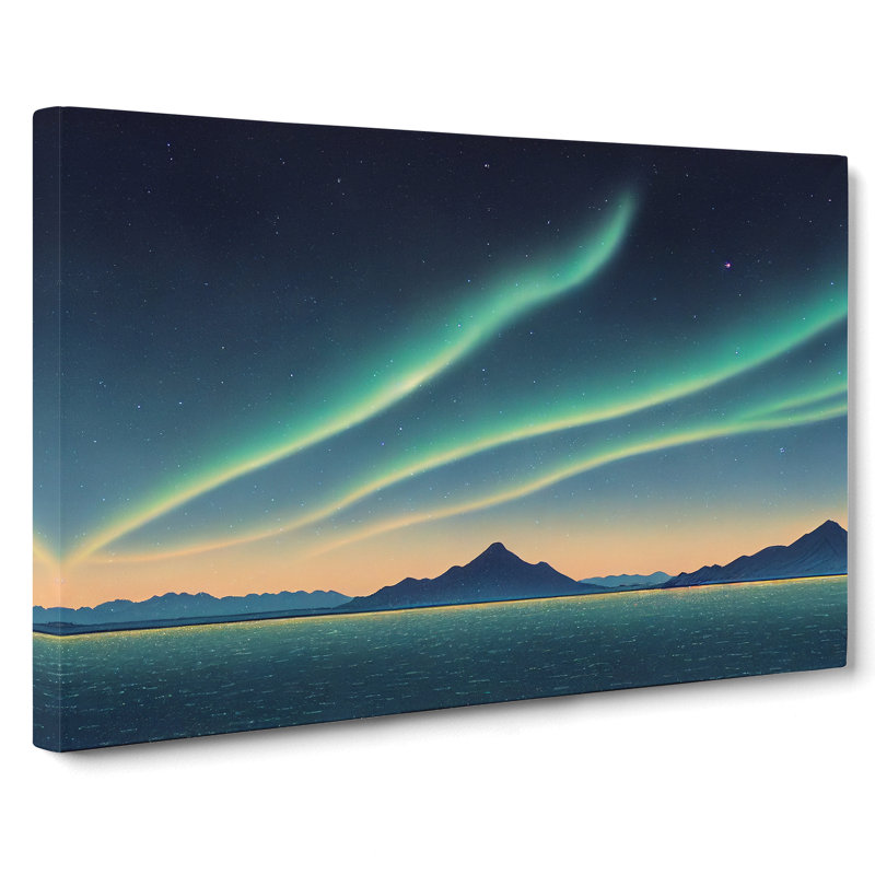 Enthralling Northern Lights - Wrapped Canvas