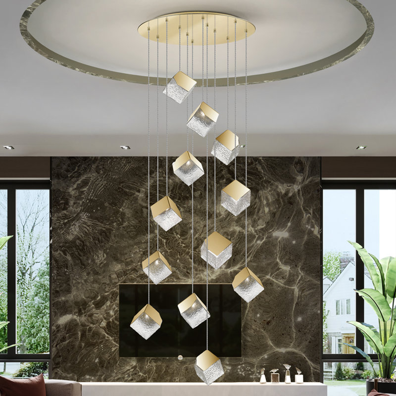 Advija 12 - Light Cluster Pendant, Gold