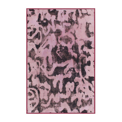 Tapis décoratif multicolore à motif abstrait