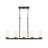 Verlana 35" 5-Light Linear Chandelier - Matte Black-946027722