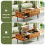 Tables basses en bois à plateau relevable avec compartiment caché et petit bureau pour le salon-644113616-644113618