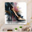 «Pink High Heel Enchantment III», art mural acrylique tendance-1628612969