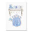 « naissance blue », art sur toile-21939517