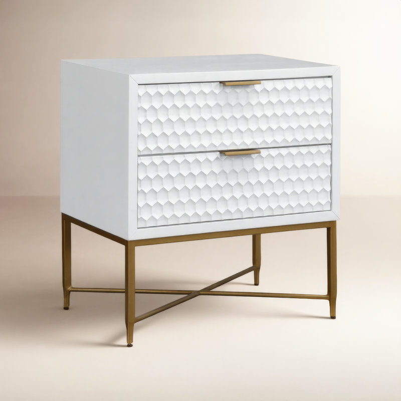 Capra 24'' W Nightstand, White