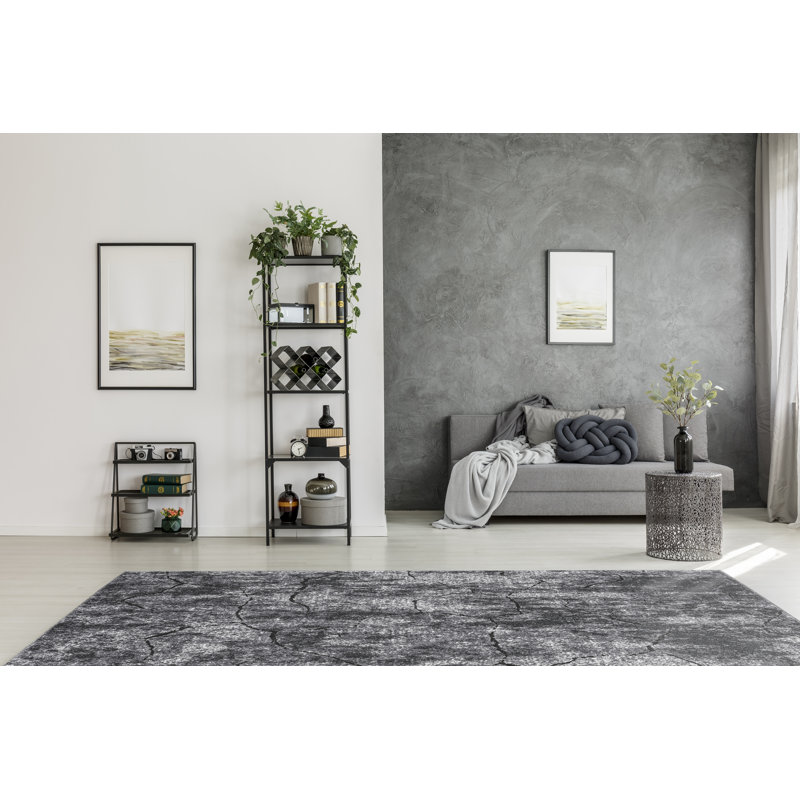 Poche Abstract Indoor Rug, Rectangle 8'1" x 10'5"