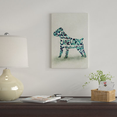 «Cane Corso» par Ayse Deniz Akerman - Estampe numérique sur toile tendue avec châssis