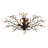 Apolonija 5-Light Dimmable Branch Crystal Creative Chandelier