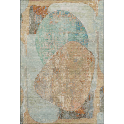 Premium Machine Washable Marasco AMF1635 Modern Rug