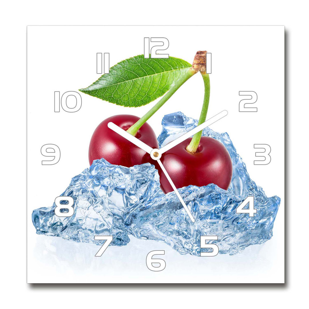 Analoge Wanduhr Cherry with Ice 60 cm Geräuschlos