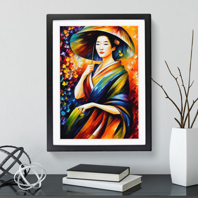 Portrait Of A Geisha No.9 - Single Picture Frame Painting