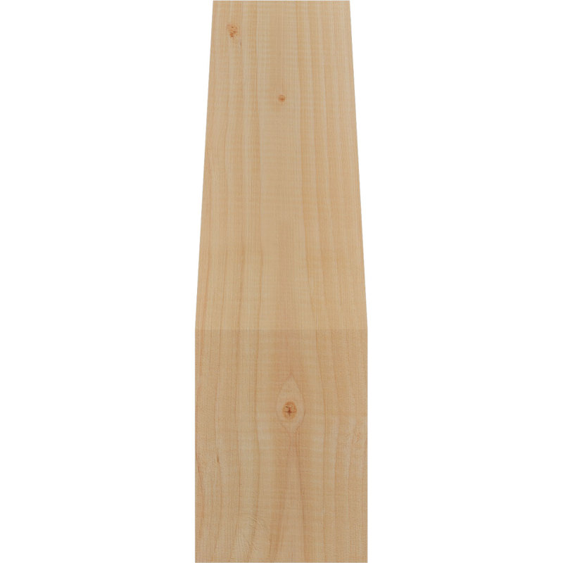 Genouillère Balboa, Sapin de Douglas, Lisse, H 20 po x l 5,5 po x P 8 po