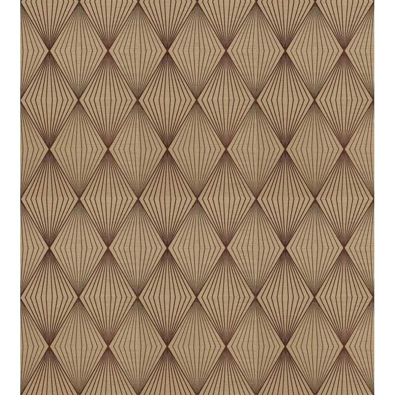 Paire de rideaux obscurcissant avec œillets Jacquard, Café