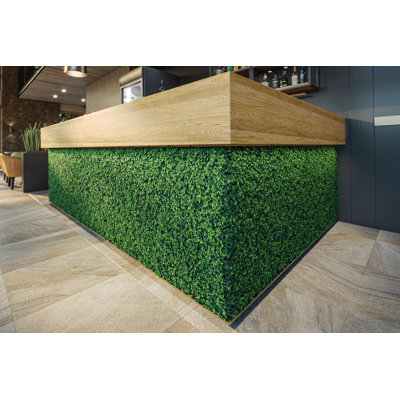 120" x 40" Artificial Boxwood Hedge Roll – UV-Proof Faux Greenery Privacy Wall For Indoor & Outdoor Décor