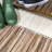 Amoroso Modern Farmhouse Pinstripe Natural/Brown Indoor/Outdoor Rug-353528492