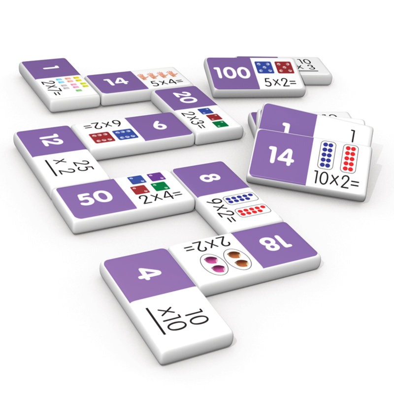 Junior Learning Multiplication Dominoes Match & Learn Educational Learning Game