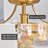 Herbiorn Glass Semi Flush Mount