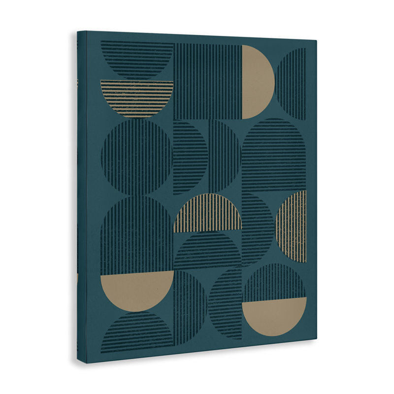 Art mural sur toile flottant bleu moderne par Vision Studio, H 40 po x l 30 po