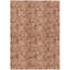 Tapis extérieur lavable floral 5 pi x 8 pi en terre cuite et cuivre
