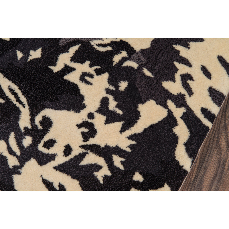 Ayano Wool Abstract Indoor Rug, Rectangle 3'6" x 5'6"