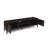 Geena Solid Sheesham Wood TV Stand, Gray
